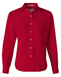 FeatherLite 5283 Women 's Long Sleeve Stain-Resistant Tapered Twill Shirt at GotApparel