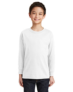 Gildan 5400B Youth 100% Cotton Long Sleeve T-Shirt at GotApparel