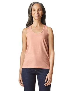 Gildan 64220LCVC Softstyle Women's CVC Racerback Tank at GotApparel