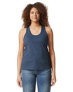 Gildan 64220LCVC Softstyle Women's CVC Racerback Tank at GotApparel