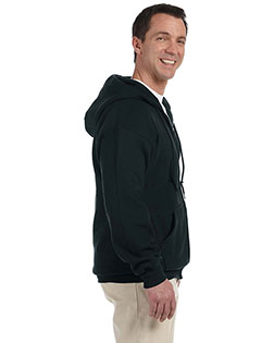 GILDAN G125 DryBlend Hoodie - 9.3 Oz 50/50 Cotton Polyester, Black, Medium