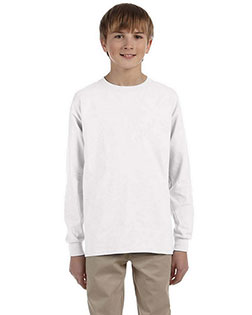 Gildan G240B Boys Ultra Cotton 6 oz. Long-Sleeve T-Shirt at GotApparel