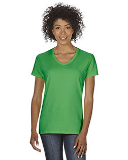 Gildan G500VL Women Heavy Cotton 5.3 Oz. V-Neck T-Shirt at GotApparel