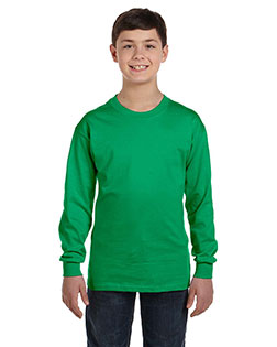 Gildan G540B Boys Heavy Cotton Long-Sleeve T-Shirt at GotApparel