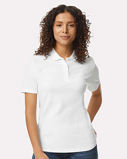 Gildan G648L Ladies' Softstyle Double Pique Polo at GotApparel