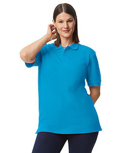 Gildan G858  Unisex Midweight Double Pique Polo at GotApparel