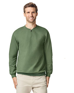 Gildan SF008 Unisex Softstyle Midweight Fleece Quarter-Zip Sweatshirt at GotApparel