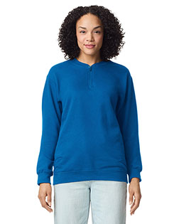 Gildan SF008 Unisex Softstyle Midweight Fleece Quarter-Zip Sweatshirt at GotApparel