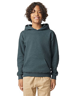 Gildan SF500B  Youth Softstyle Midweight Fleece Hooded Sweatshirt at GotApparel