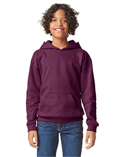 Gildan SF500B  Youth Softstyle Midweight Fleece Hooded Sweatshirt at GotApparel