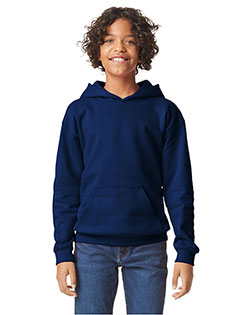 Gildan SF500B  Youth Softstyle Midweight Fleece Hooded Sweatshirt at GotApparel