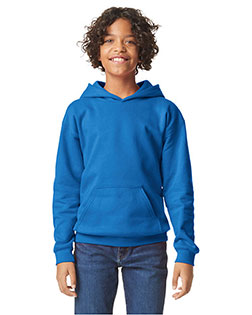 Gildan SF500B Youth Softstyle Midweight Fleece Hooded Sweatshirt at GotApparel