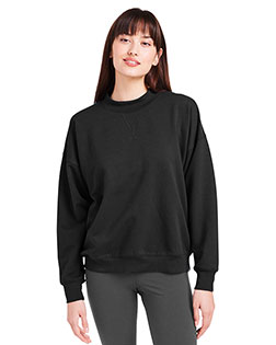 Glyder PDP6789  Ladies' Vintage Oversized Crew Pullover at GotApparel