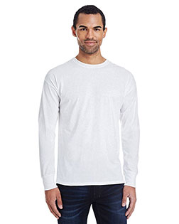 Hanes 42L0 Men 4.5 oz., 60/40 Ringspun Cotton/Polyester X-Temp® Long-Sleeve T-Shirt at GotApparel