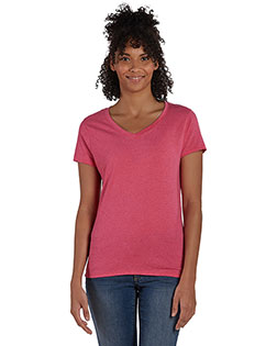 Hanes 42VT Women X-Temp® Triblend V-Neck T-Shirt at GotApparel