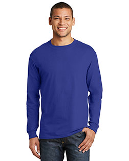 Hanes<sup>®</sup> Beefy-T<sup>®</sup> -  100% Cotton Long Sleeve T-Shirt.  5186 at GotApparel