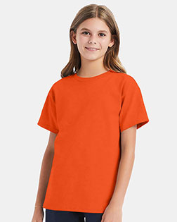 Hanes 5480 Girls 5.2 Oz. Comfort Soft Cotton T-Shirt at GotApparel