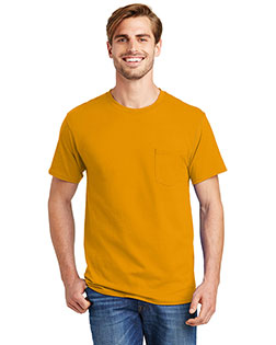 Hanes<sup>&#174;</sup> - Authentic 100%  Cotton T-Shirt with Pocket.  5590 at GotApparel