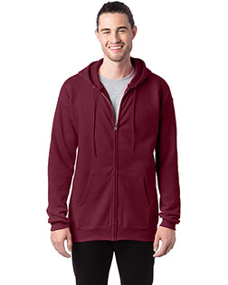 Hanes F280 Men Ultimate Cotton 90/10 Full-Zip Hood at GotApparel