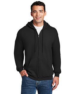 Hanes® F283 Ultimate Cotton Full-Zip Hooded Sweatshirt at GotApparel