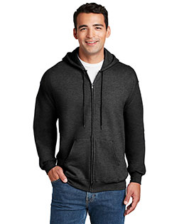 Hanes® F283 Ultimate Cotton Full-Zip Hooded Sweatshirt at GotApparel