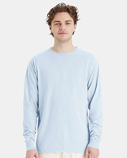 Hanes GDH200 Men Garment-Dyed Long-Sleeve T-Shirt at GotApparel