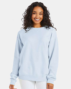 Hanes GDH400 Unisex Garment-Dyed Crewneck Sweatshirt at GotApparel