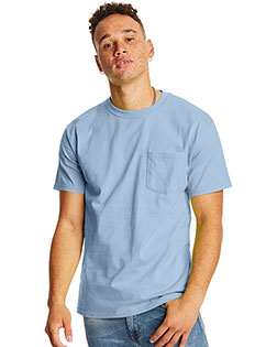 Hanes H5590 Men 6.1 Oz Tagless Pocket T-Shirt at GotApparel