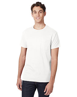 Hanes H5590 Men 6.1 Oz Tagless Pocket T-Shirt at GotApparel