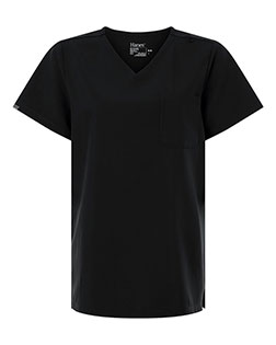 Hanes HSB000 Women's V-Neck 1 Pocket Scrub Top at GotApparel