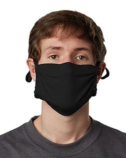 Hanes MKPKCR 2-Ply Cotton Pocket Face Mask at GotApparel