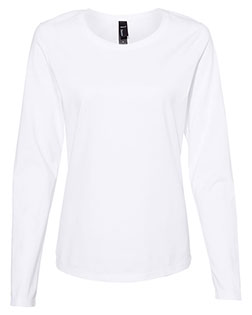 Hanes S04LS Women Perfect-T ’s Long Sleeve Scoopneck T-Shirt at GotApparel