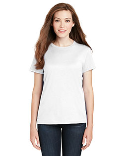 Hanes SL04 Women 4.5 Oz. 100% Ringspun Cotton Nanot T-Shirt at GotApparel