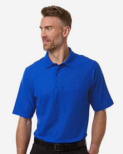 Harriton M105T Men's Tall Maverick CVC Pique Polo at GotApparel