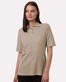 Harriton M105W Women's Maverick CVC Pique Polo at GotApparel
