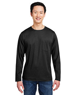 Harriton M118L  Unisex Charge Snag and Soil Protect Long-Sleeve T-Shirt at GotApparel