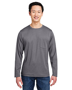 Harriton M118L  Unisex Charge Snag and Soil Protect Long-Sleeve T-Shirt at GotApparel