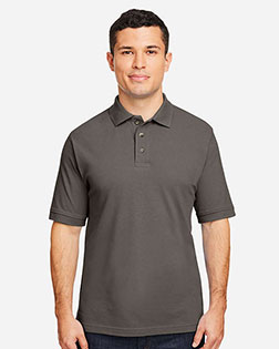 Harriton M200 Men 6 Oz. Ringspun Cotton Pique Short-Sleeve Polo at GotApparel