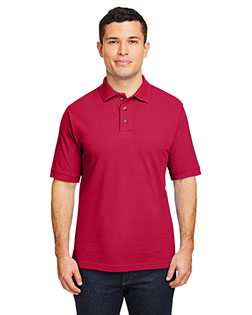 Harriton M200 Men 6 Oz. Ringspun Cotton Pique Short-Sleeve Polo at GotApparel