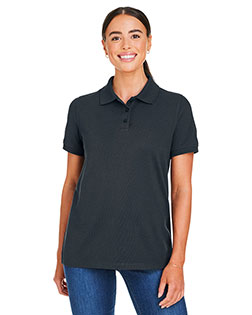 Harriton M205W  Ladies' Valiant Cotton Snag Protect Polo at GotApparel