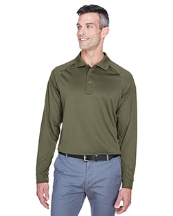 Harriton M211L Men 6.6 oz Tactical Long-Sleeve Performance Polo at GotApparel