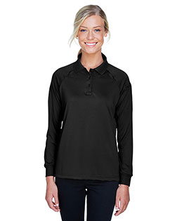 Harriton M211LW Women 6.6 oz Tactical Long-Sleeve Performance Polo at GotApparel