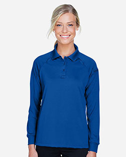 Harriton M211LW Women 6.6 oz Tactical Long-Sleeve Performance Polo at GotApparel