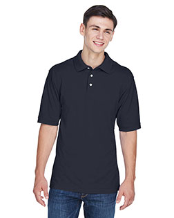 Harriton M265T Men Tall Easy Blend Polo at GotApparel