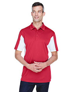 Harriton M355 Men Side Blocked Micro Pique Polo at GotApparel