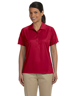 Harriton M374W Women 3.8 Oz. Polytech Mesh Insert Polo at GotApparel