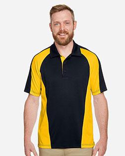 Harriton M385 Men Advantage Snag Protection Plus Il Colorblock Polo at GotApparel