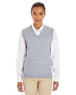 Harriton M415W Women Pilbloc  V-Neck Sweater Vest at GotApparel