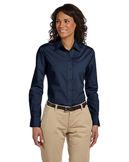 Harriton M510W Women 3.1 Oz. Essential Poplin at GotApparel
