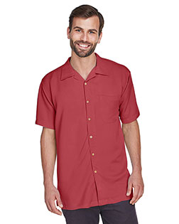 Harriton M570 Men Bahama Cord Camp Shirt at GotApparel